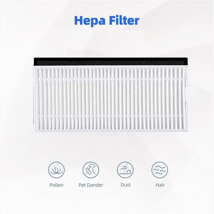 Compatible avec l'aspirateur robot AIRROBO P20 Brosse principale et latérale Filtre HEPA Accessoires