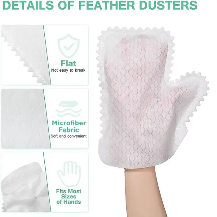 Gants de dépoussiérage double face