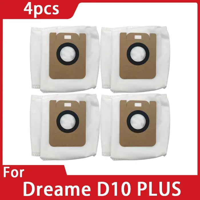 Sac à poussière Dreame Bot D10 Plus, accessoires RLS3D, sacs pour aspirateur Robot, sac sale, pièces