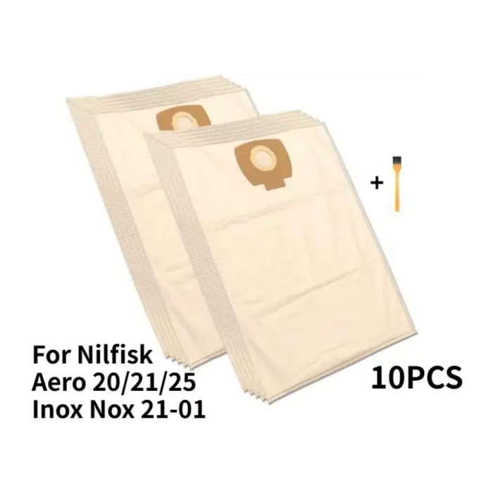 Sacs à poussière pour aspirateur, 10 pièces, pour Nilfisk Alto Aero 20/21/25 Aero 21 Nox 21-01 Makit