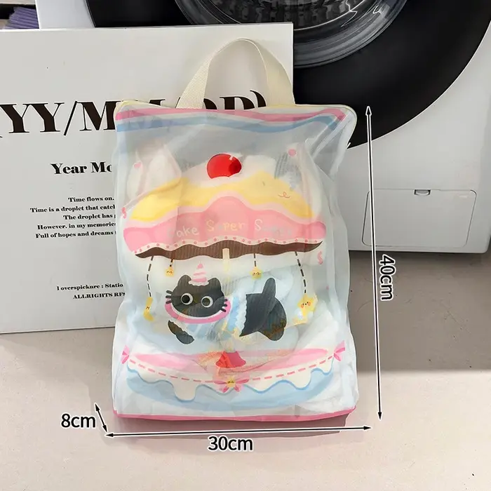 Sac à linge chat dessin animé sacs