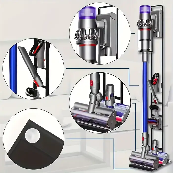 Support d'aspirateur Compatible avec Dyson V15 V11 V10 V8 V7 V6