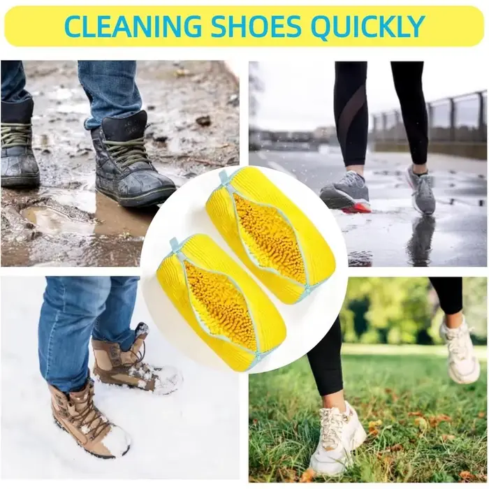 Sac de lavage pour chaussures : Sac de nettoyage réutilisable pour machine à laver les baskets