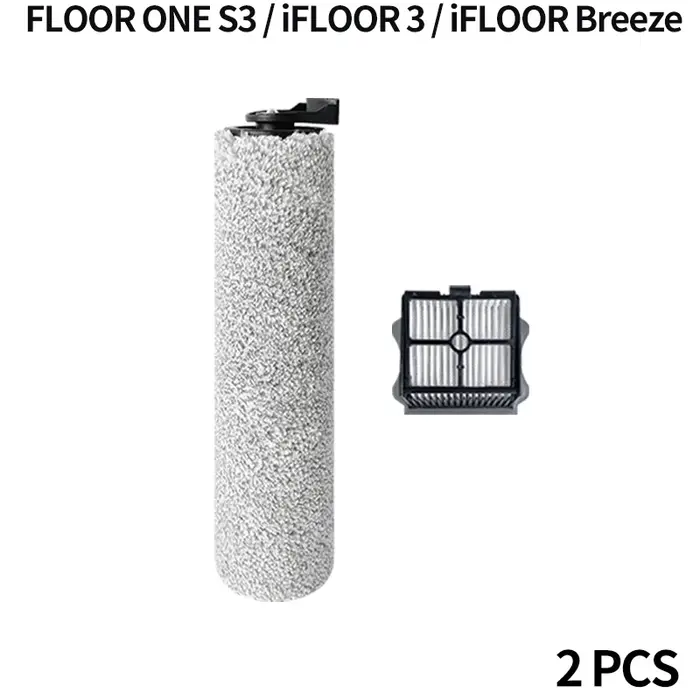 Accessoires pour aspirateur sec et humide sans fil Tineco FLOOR ONE S3 / iFLOOR 3 / iFLOOR Breeze, pièces de rechange pour filtre à rouleau de brosse