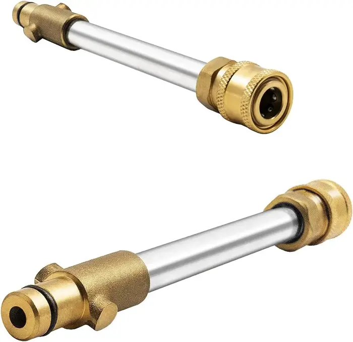 ROUE buse de Lance d'extension de laveuse de voiture haute pression 1/4 "connecteur rapide pour Parkside Karcher Stihl Nilfisk Bosch