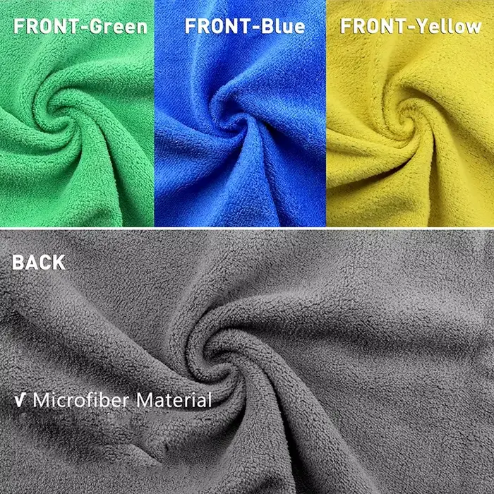 Serviettes de nettoyage de voiture en microfibre ultra-épaisses 30×30 cm