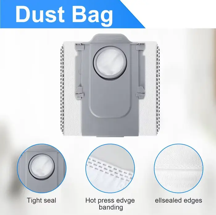 Roborock Saros 10 / S9 MaxV Ultra Robot aspirateur pièces de rechange brosses latérales principales tissus de vadrouille filtres HEPA sacs à poussière accessoires