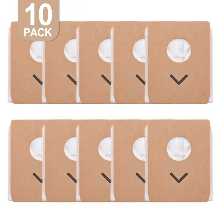 Paquet de 4/10 sacs à poussière pour Eureka stylet pour aspirateur sans fil Elite NEC490BL 3L sac