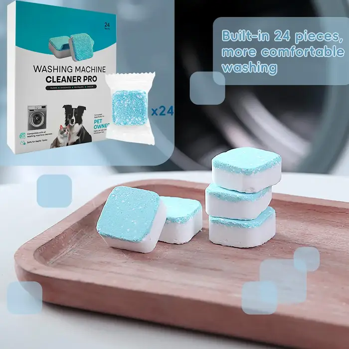 Tablettes nettoyantes pour lave-linge