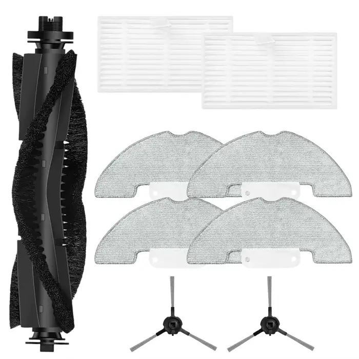 Kit de brosses latérales, filtres et chiffons pour aspirateur robot Cleanova W7/W11/W15, pièces et a