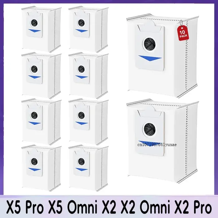 Sacs à poussière pour aspirateur Robot Ecovacs Debot X5 Pro/ X5 Omni X2/X2 Omni/X2 Pro