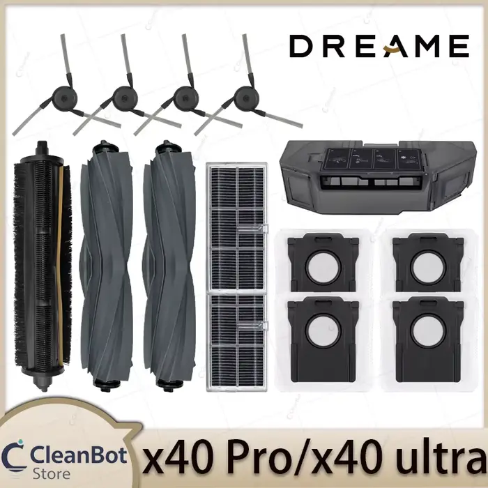 Accessoires pour aspirateur robot Dreame X40 Pro X40 Ultra : brosse principale