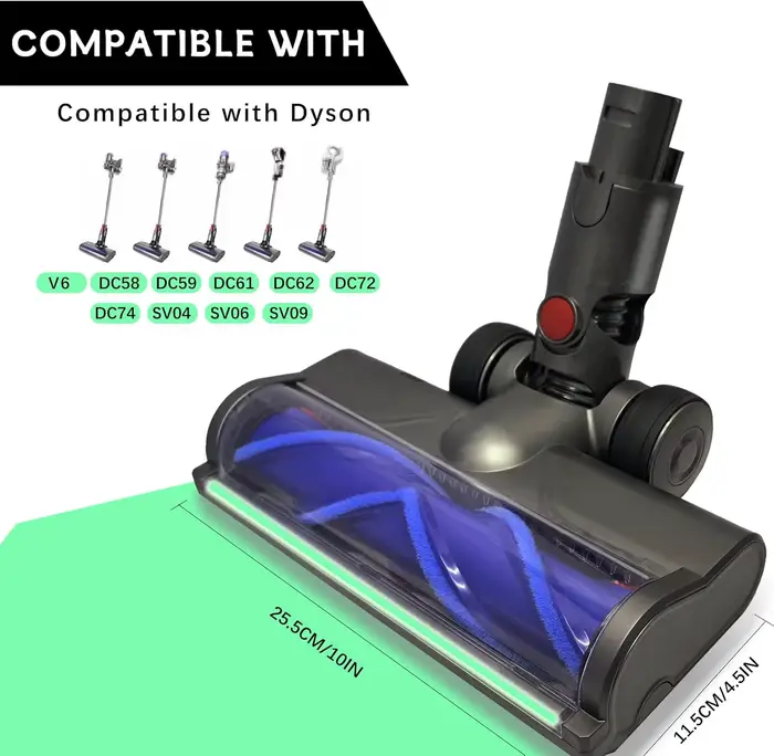 Tête d'aspirateur pour aspirateur Dyson V6 DC58 DC59 DC61 DC Series