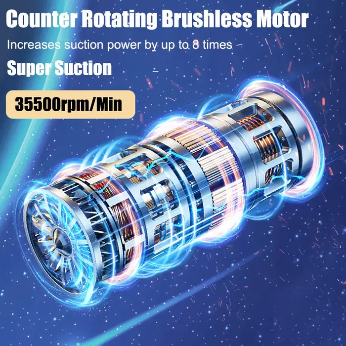 Aspirateur de voiture portable, aspirateur à main sans fil, 95000PA, aspiration puissante, mini aspirateur sans fil pour voiture et maison, souffleur
