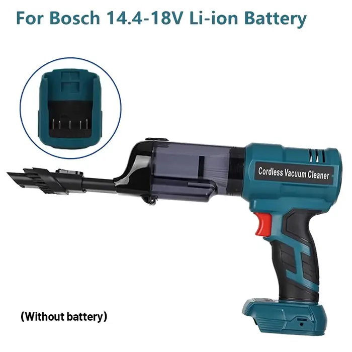 Aspirateur à main sans fil compatible avec les batteries Makita/Milwaukee/Dewalt/Bosch/Ryobi 18V