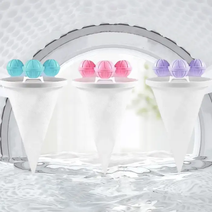 3 pièces/ensemble Machine à laver épilation filtre sac efficace filtrage maille cheveux charpie receveur flottant
