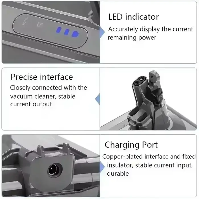 2025 nouvelle batterie de remplacement au Lithium 100% améliorée