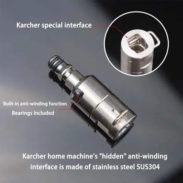 Adaptateur Anti-enchevêtrement pistolet à eau haute pression à connexion rapide pour accessoires Karcher nettoyeur