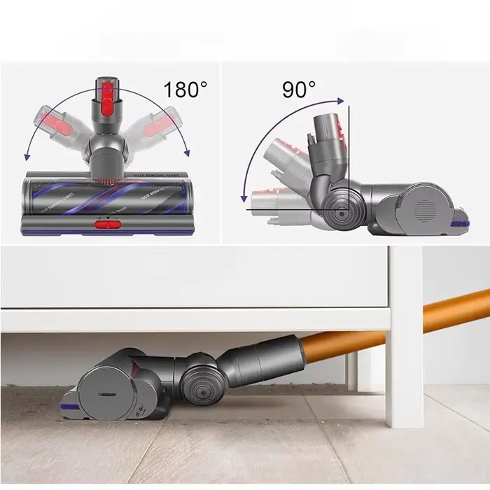 Tête de brosse anti-emmêlement à couple élevé pour les modèles Dyson V8 V7 V11 V15 V10