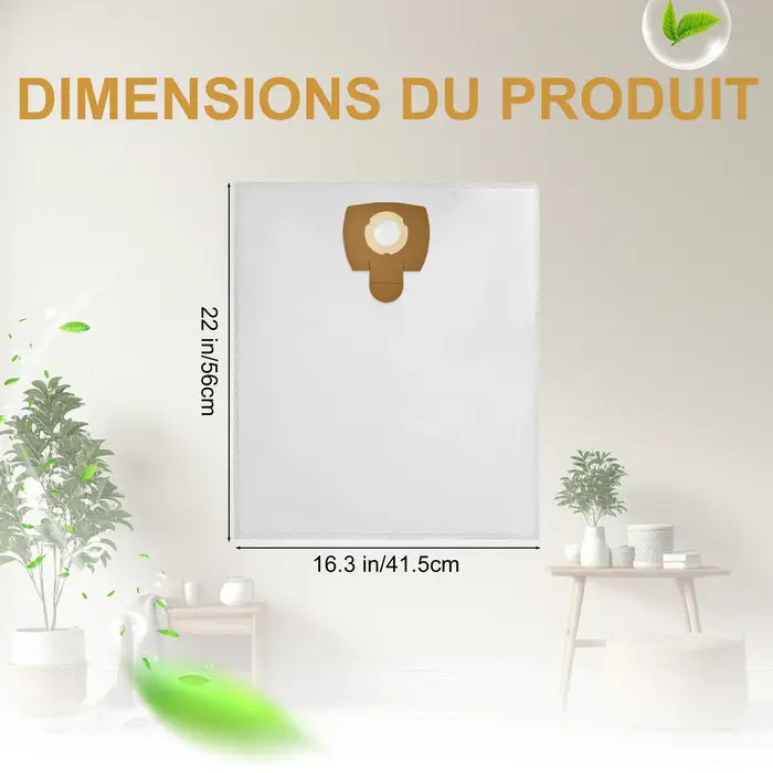 Sacs d'aspirateur pour Makita 446L VC2010L VC3011L VC2511 VC 2512 L 1025L 412/415 912/915