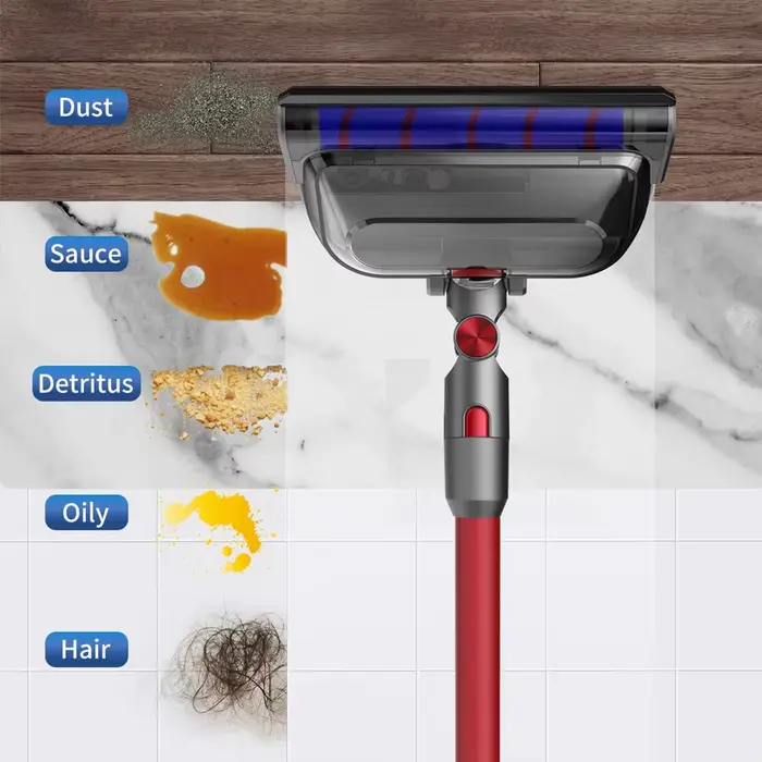 Tête de vadrouille électrique chaude pour aspirateur Dyson V7 V8 V10 V11 V15