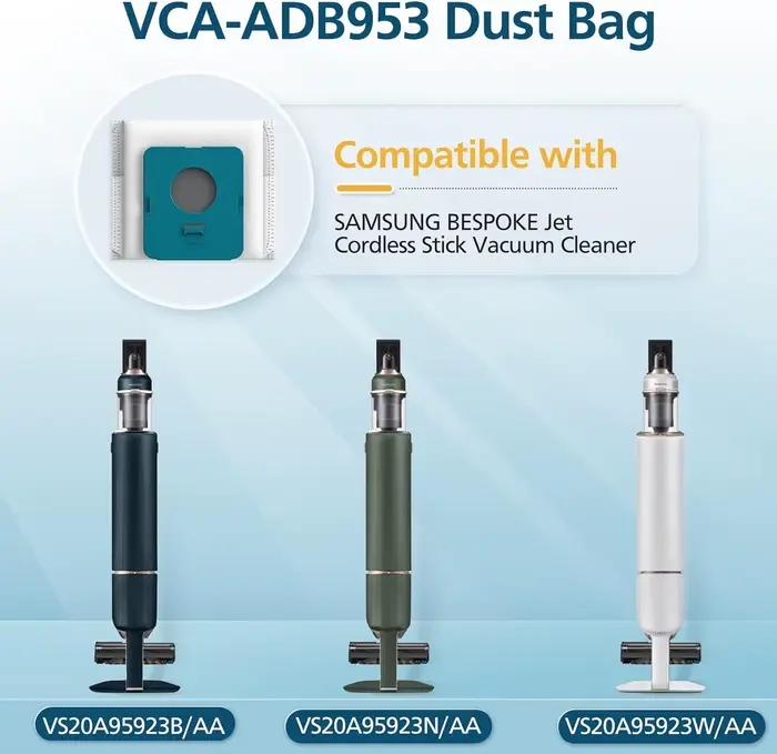Sacs d'aspirateur pour Samsung VCA-ADB95