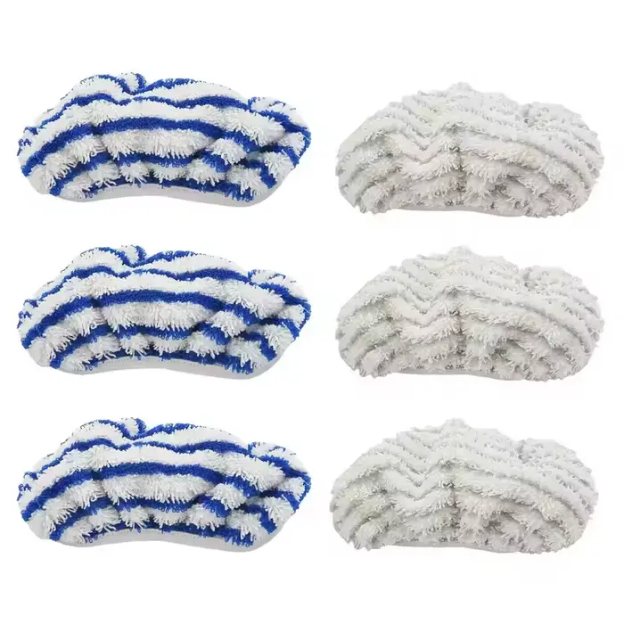 Tampons de remplacement en tissu Microfibre, 6 pièces, pour Rowenta Clean&Steam ZR 005801   Accessoi
