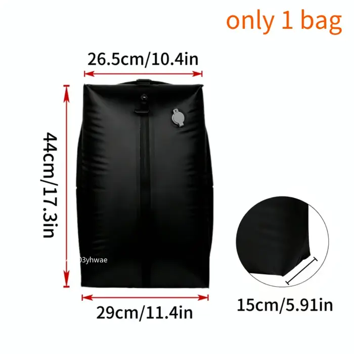 Sac sous vide de voyage 17L
