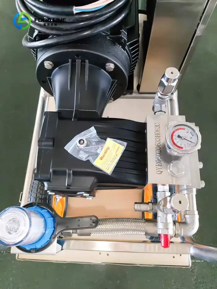 Nettoyeur haute pression en acier inoxydable personnalisé 500 bars avec débit de 20 L/min et 23