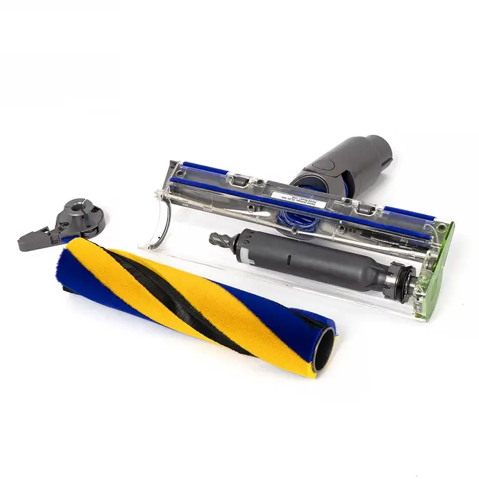 Compatible avec l'aspirateur Dyson V12 Detect Slim/V10 Slim avec tête de brosse à rouleau souple et accessoires de nettoyage pour sols durs