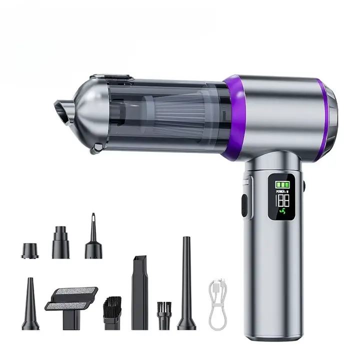 Aspirateur de voiture haute puissance, portable, sans fil, avec moteur sans balais, machine de netto