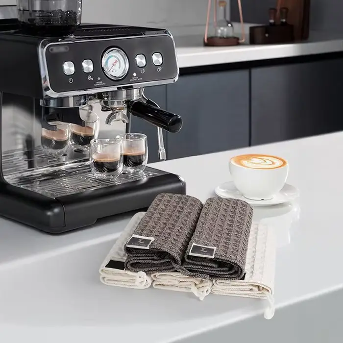 JUSTINLAU café Barista serviette de nettoyage Super absorbant microfibre chiffon de nettoyage servie