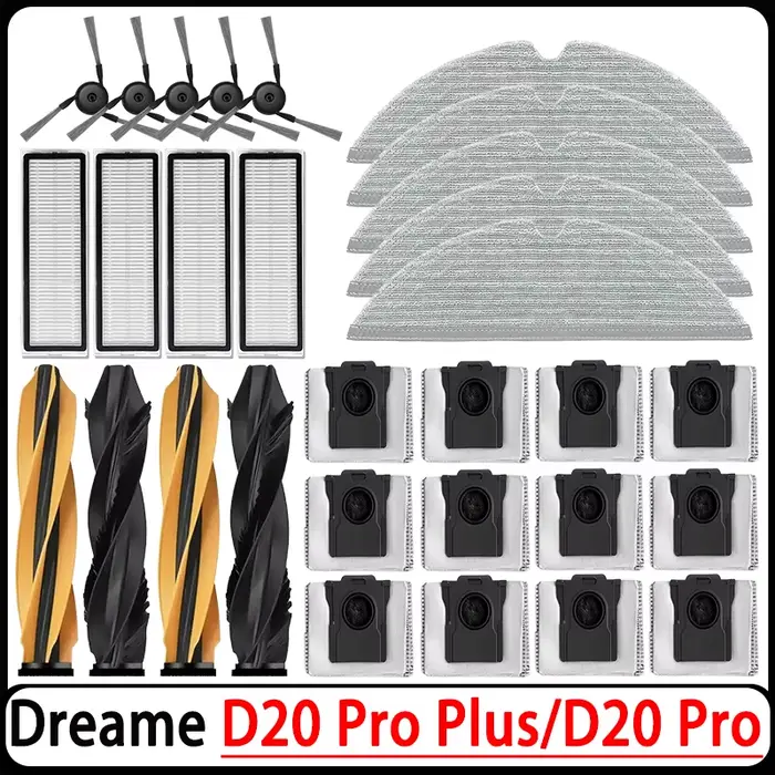 Accessoires pour aspirateur robot Dreame D20 Pro Plus / D20 Pro : brosse latérale principale