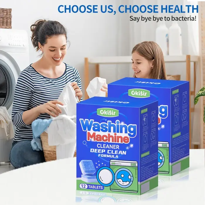 Tablette effervescente nettoyante pour lave-linge