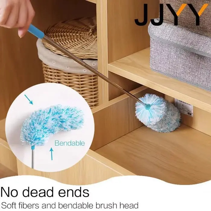 JJYY Plumeau télescopique - Brosse de nettoyage