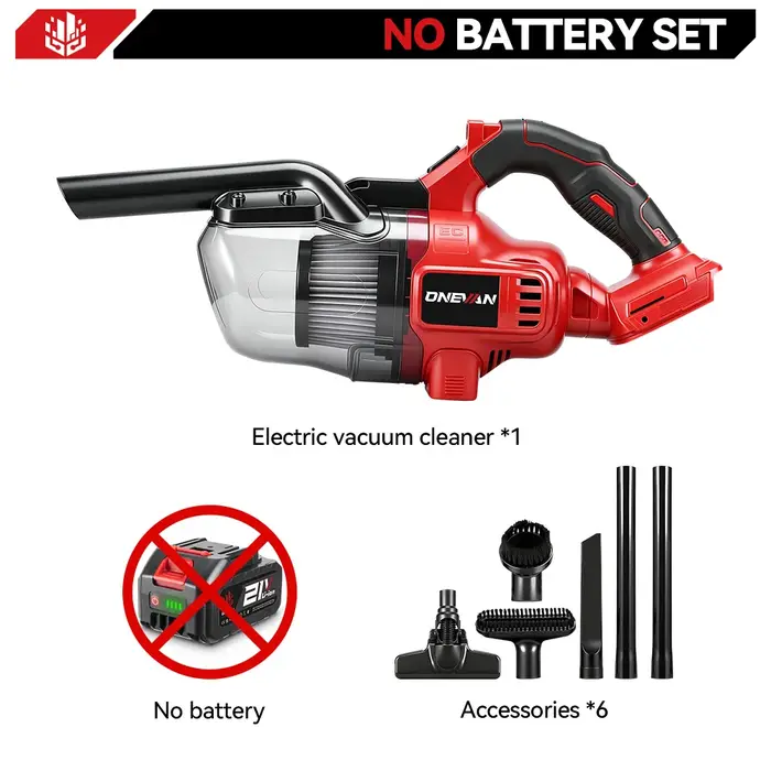 ONEVAN aspirateur électrique 16000PA 6in1 sans fil professionnel