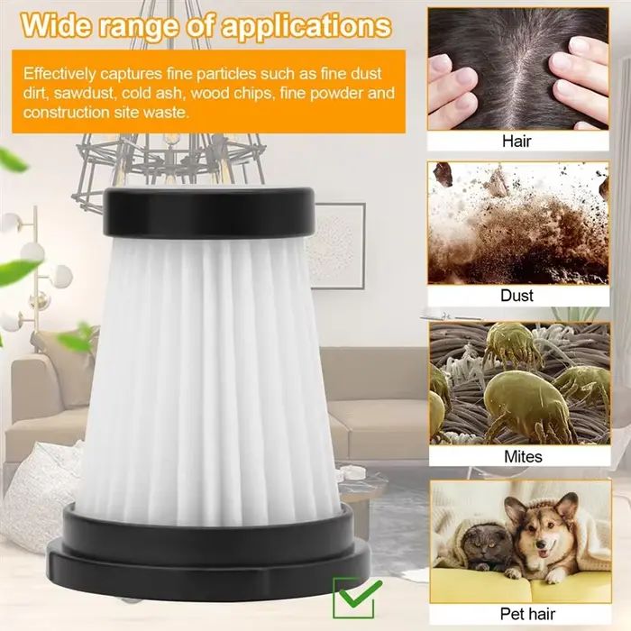 Aspirateur à main filtre HEPA pour MOOSOO K12 Pro K13 pour Genius Invictus One 1.0 X7 2.0