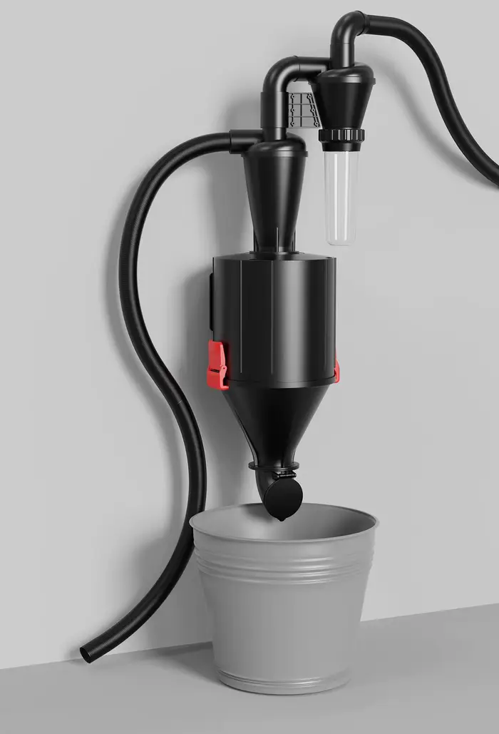 Mathiateur Imagone Multifonction 2 en 1, Aspirateur Mural et à Roues, pour Utilisation Flexible, Collecteur de Poussière Industriel
