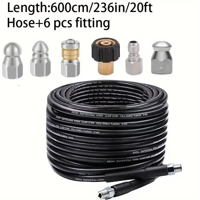Kit de nettoyage de canalisations 5800PSI