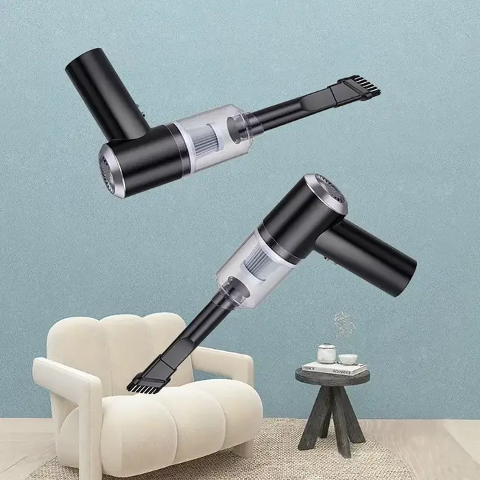 Aspirateur sans fil puissant et portable pour voiture, mini aspirateur à main à forte aspiration pour voiture et maison ▪
