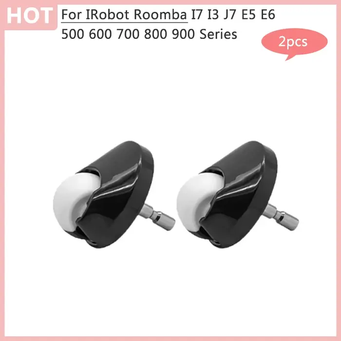 Roue avant coordonnante et TiresSkin pour IRobot Roomba, accessoires de remplacement, I7, I3, J7, E5, E6, série 500, 600, 700, 800, 900