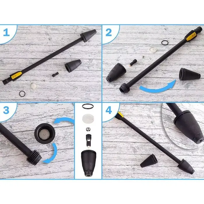 Analyste de réparation de buses turbo à distance pour Karcher K2