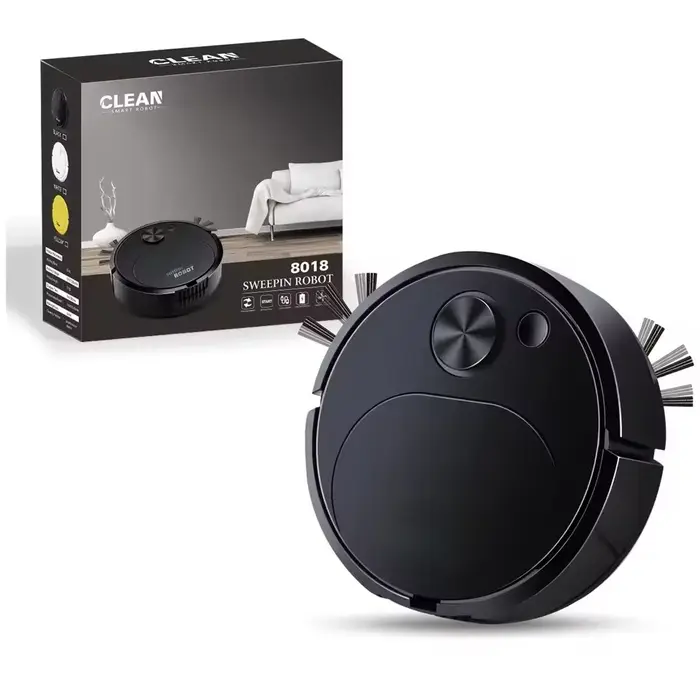 Robot aspirateur intelligent USB 3-en-1 sans fil avec fonction serpillière, puissance de nettoyage 1