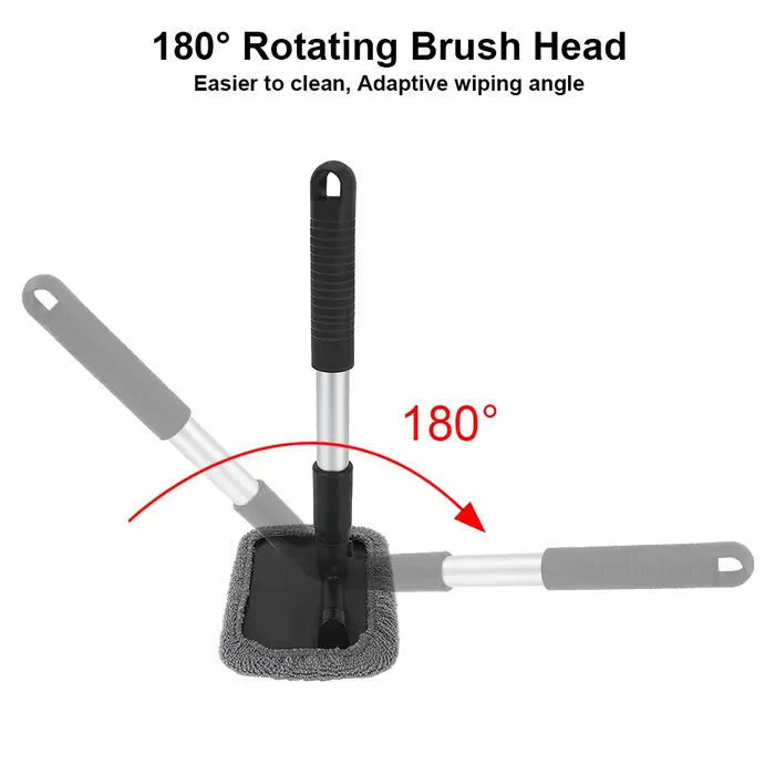 Brosse de nettoyage télescopique pour pare-brise de voiture, nettoyeur d'essuie-glace, outil de fenêtre en verre, accessoires automobiles, livres, le plus récent