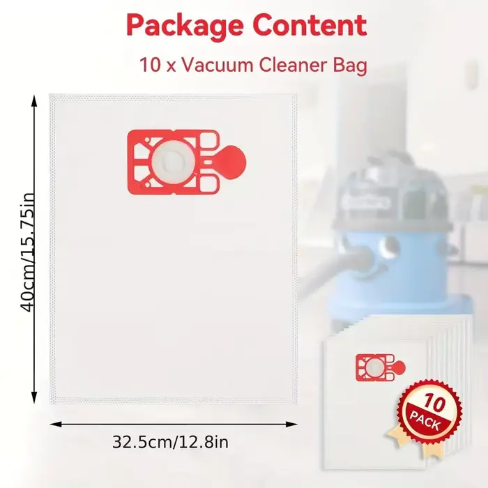 Sacs de rechange pour aspirateur Numatic Henry - Compatibles avec NVM-1CH pour aspirateurs