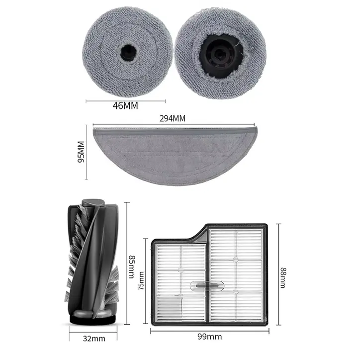 Accessoires pour aspirateur Roborock Saros 10 / S9 MaxV Ultra / S90ver / G30 / A1460RR