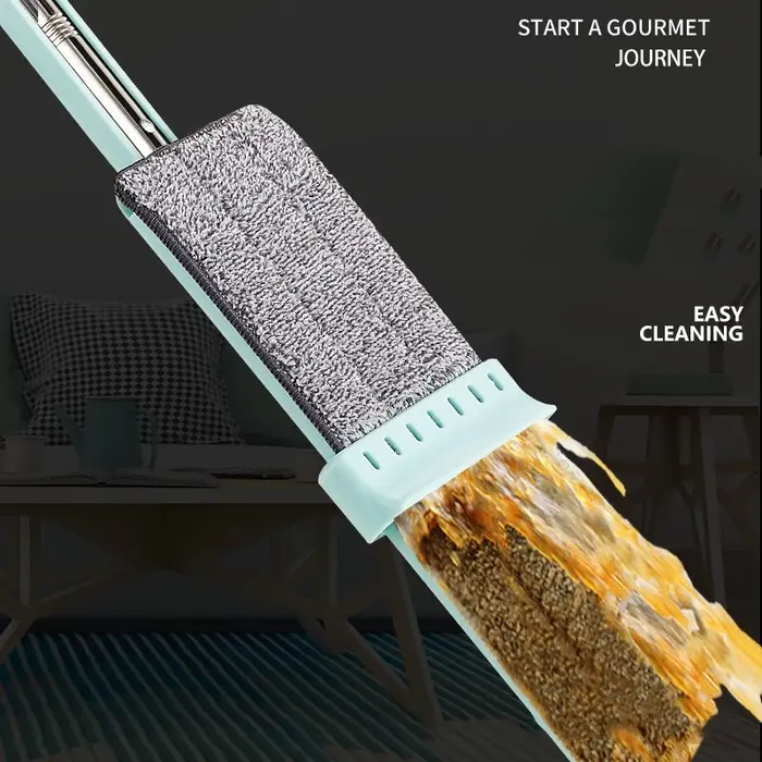 Vadrouille plate en microfibre, mains libres, nettoyage au sol, avec tampons lavables, outils de nettoyage ménager, nouveauté 2023