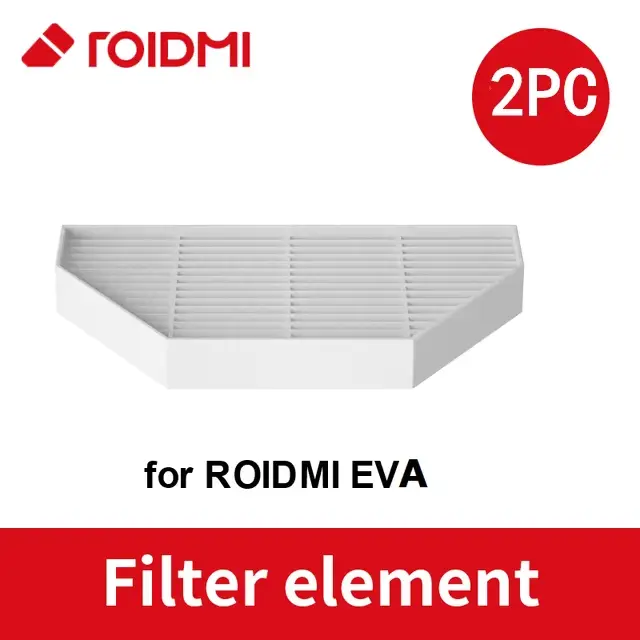 Robot aspirateur autonettoyant Roidmi EVA / SDJ06RM, brosse principale latérale, filtre HEPA, chiffo