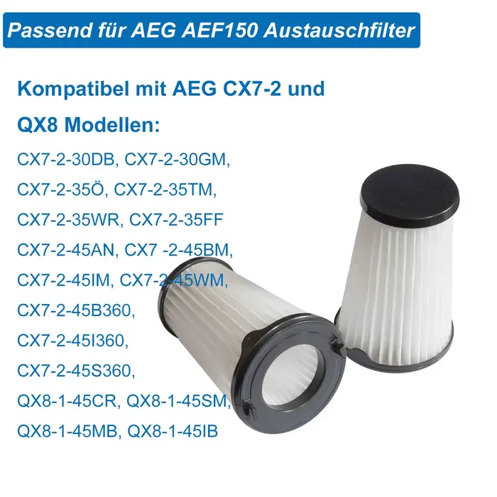 Pour AEG CX7 CX7-2 AEF150 Electrolux EER73DB EER73BP EER73IG aspirateurs filtre Hepa accessoire de remplacement pièce de rechange