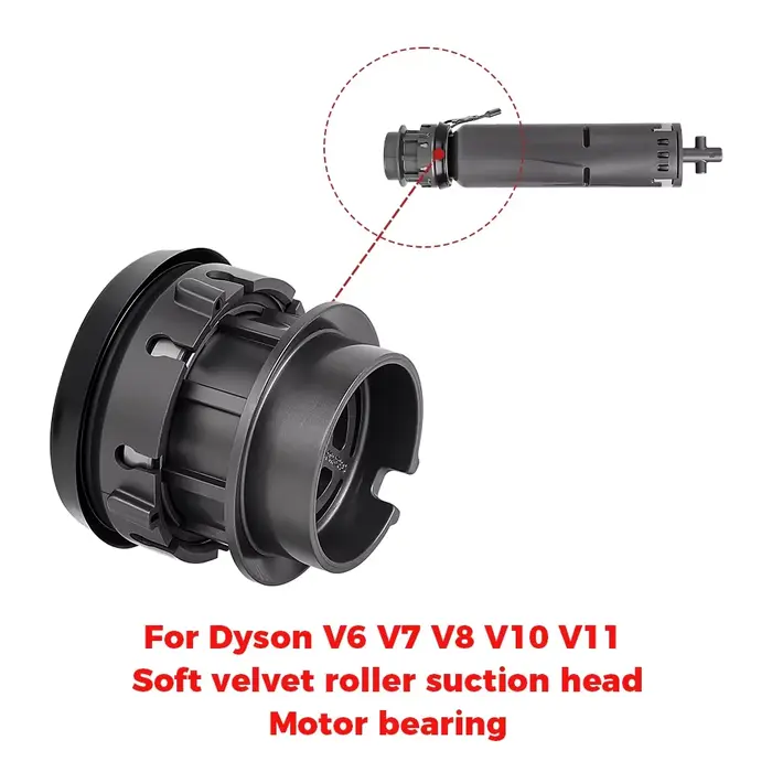 Roulements de moteur à tête d'aspiration souple